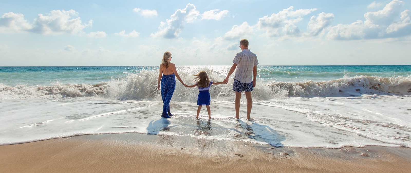 Family on Beach